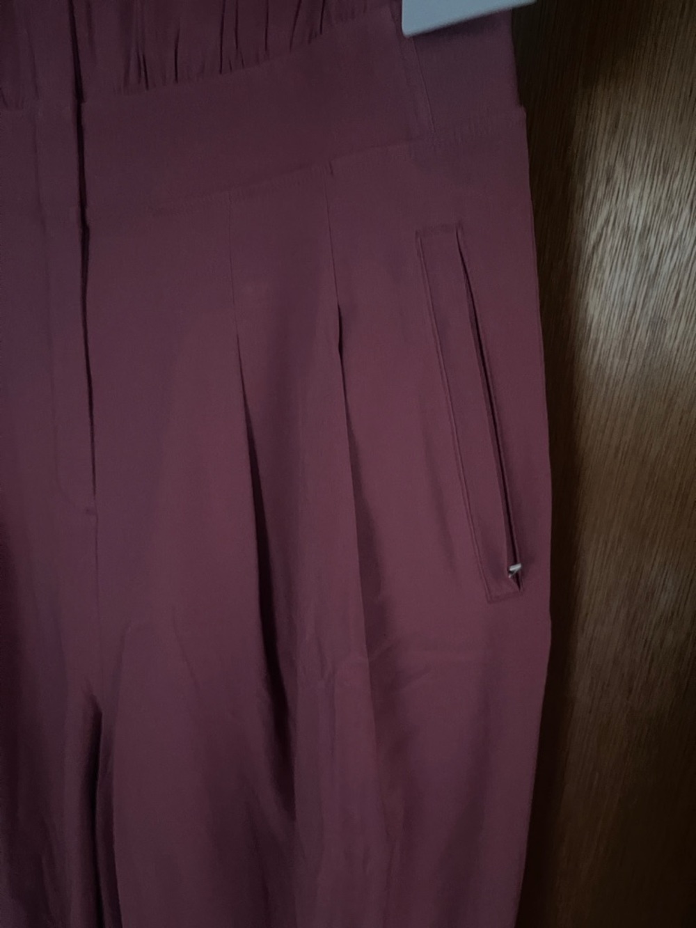 NWT Athleta Brooklyn Heights Wide Leg Jumpsuit in Mauve size 8 Tall - Picture 4 of 12